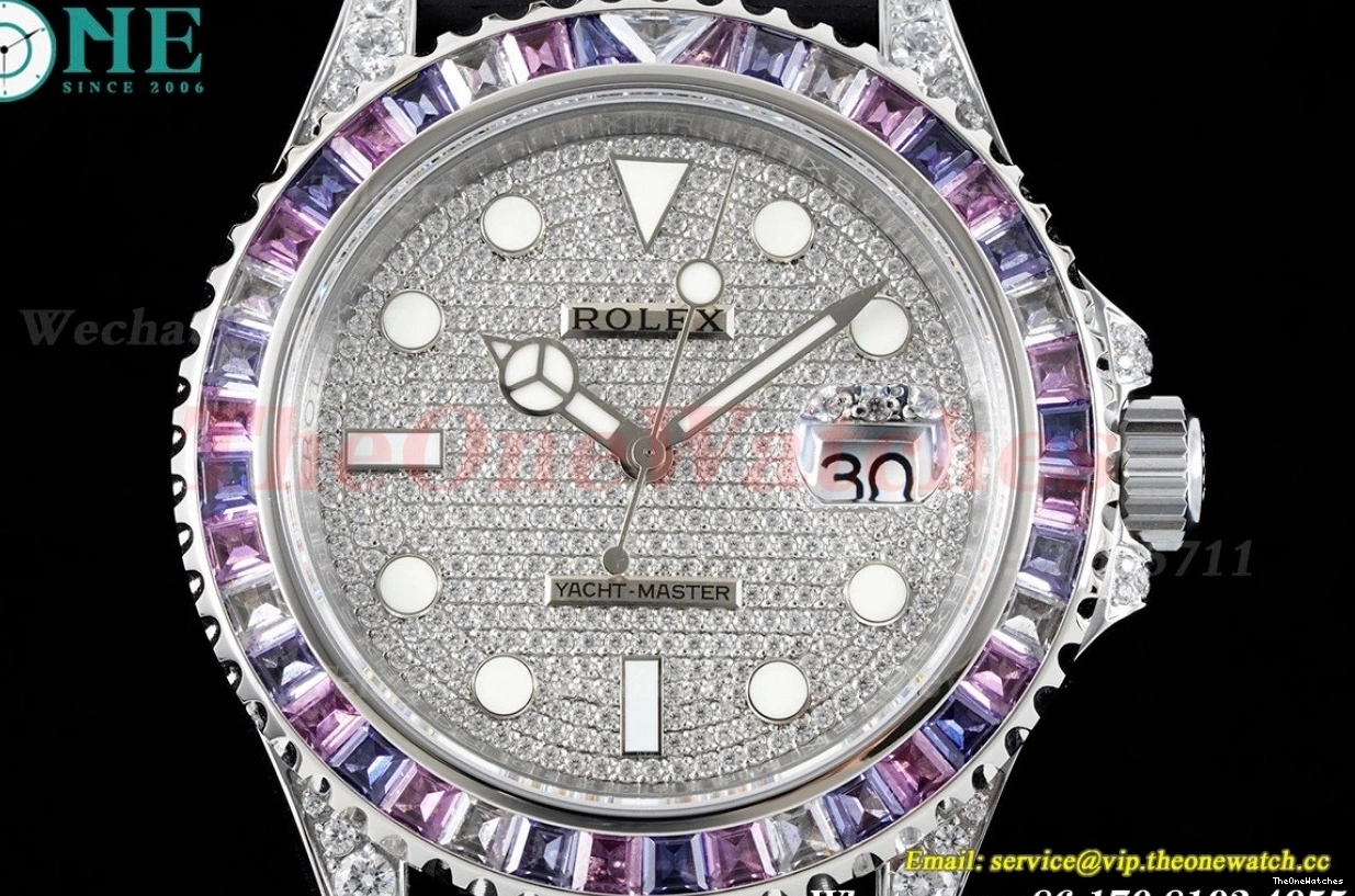VR3235 42mm Full RU Dial Diamonds JVSF SS 904L Yacht-Master 0130